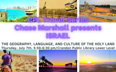 CPL Travel Series: Chase Marshall Presents Israel
