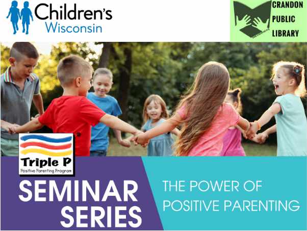 Triple P Postive Parenting Program session on the power of positive parenting.