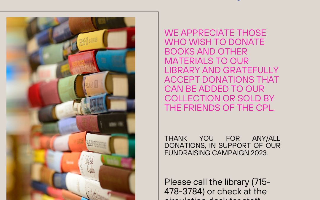Crandon Public Library Fundraising Campaign 2023